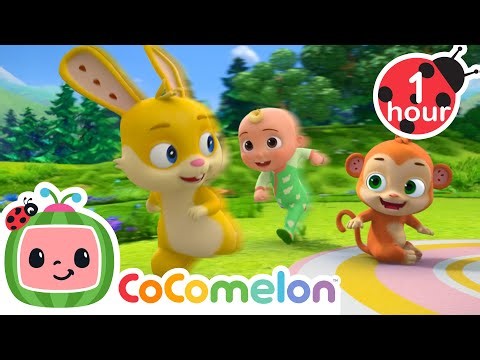 Duck Duck Goose Chase! 🐥 CoComelon - Animal Time | Nursery Rhymes for Babies