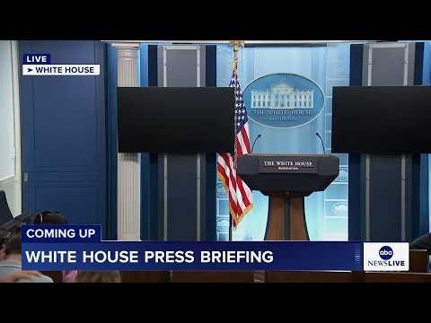 LIVE: White House press briefing
