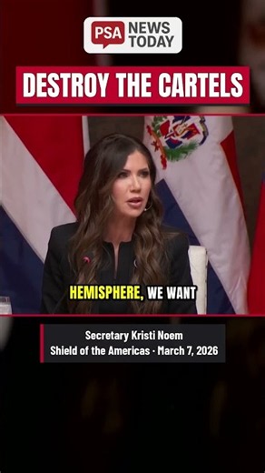 "Our Objectives Are Going to Be to Destroy the Cartels": Kristi Noem #Shorts