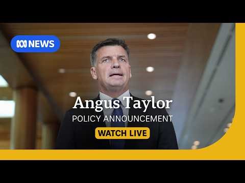 Opposition leader Angus Taylor details first part of Coalition's immigration policy | ABC NEWS