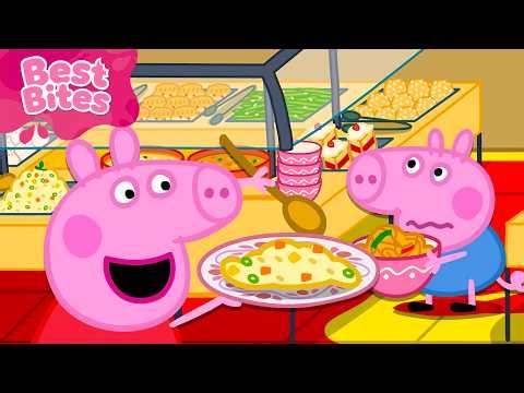 🥡🌟 Peppa TRIES Chinese Food 🍜🍰 | NEW Peppa Pig Tales | 30 mins