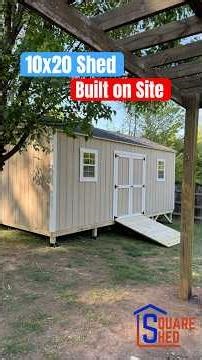 10x20 Standard Edition Shed - SquareShed