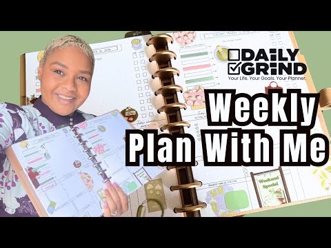 PLAN WITH ME | DAILY GRIND WEEKLY SETUP