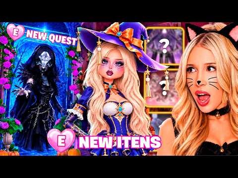 HOW TO CLAIM ALL NEW ITEMS in DRESS TO IMPRESS HALLOWEEN UPDATE!! *NEW ITEMS, QUESTS, AND MORE*