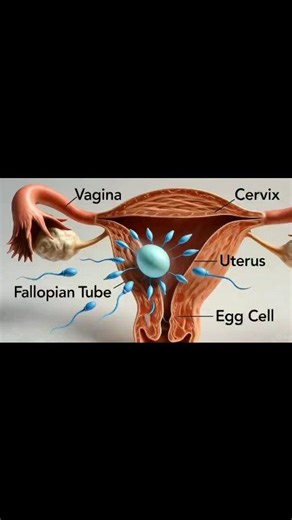 Human Fertilization: The Moment Life Begins | Description: Witness the remarkable moment when life begins through human fertilization in this educational exploration of conception. Discover how millions of sperm cells race through the female reproductive tract but only one successfully penetrates the egg's protective layer in the fallopian tube, triggering an instant chemical reaction that prevents any other sperm from entering. Learn how this fusion combines twenty-three chromosomes from the mo