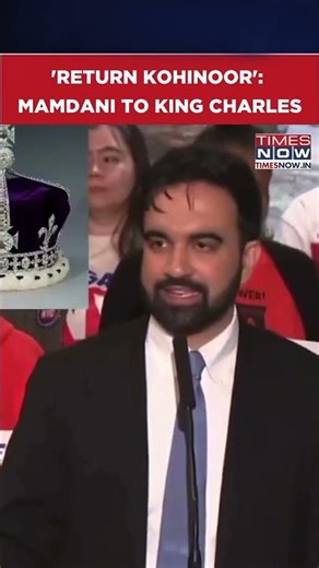 NYC Mayor Zohran Mamdani Urges King Charles To 'Return Kohinoor' #shorts