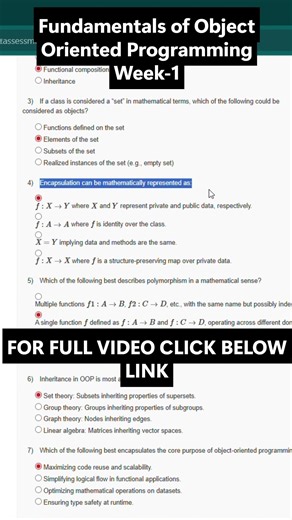 NPTEL Fundamentals of Object Oriented Programming Week 1 Assignment Answers | noc26-cs87