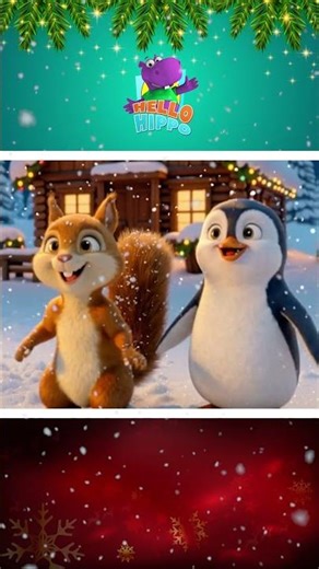 A Very Merry Christmas With Hello and Hippie 🎄 #shorts #christmas #hooplakidz