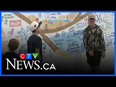 Massive mural unveiled in Wasaga Beach