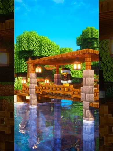 Minecraft Simple Bridge Design....🤔 (Training Season) #minecraft #shorts