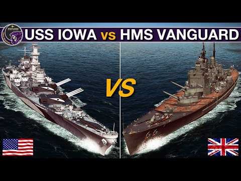 HMS Vanguard vs USS Iowa: America & Britain's Last Battleships | War on the Sea Grand Final