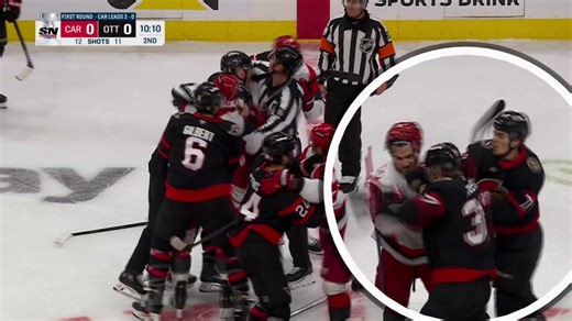 The Hockey Central panel discusses Ridly Greig's sucker punch in the second period of Game 4