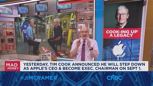 Jim Cramer praises Tim Cook for accomplishing something 'almost impossible' as CEO