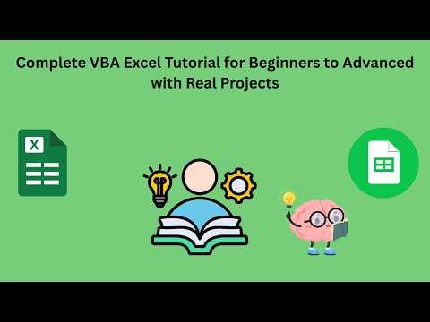 Complete VBA Excel Tutorial for Beginners to Advanced with Real Projects | Learn Macros, Automation