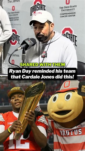 Ryan Day told his team that Ohio State has won it all before with a backup 👀