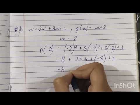 Class 9th polynomial exercise 2.3 Q2 solution ✨💫 #maths #ncert #solution #fun ✨