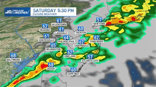 Split weekend with severe storms for Saturday afternoon