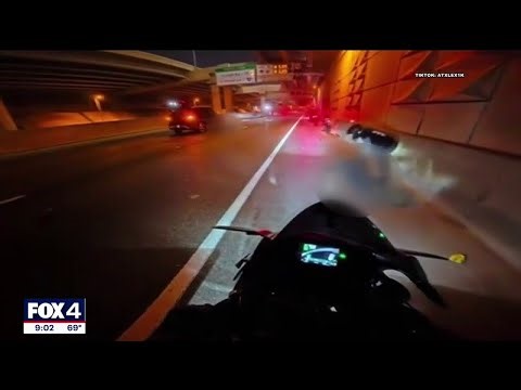 Motorcyclist killed in multi-vehicle crash on LBJ Express Lane