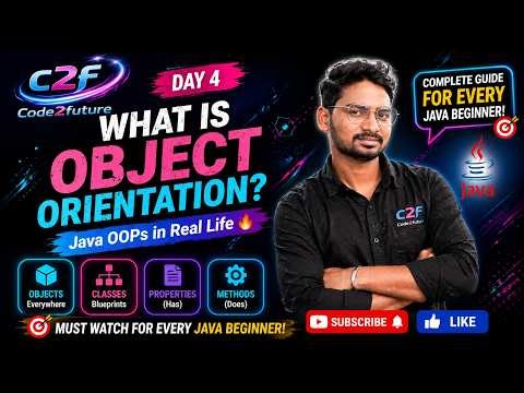 What is Object Oriented Programming in Java? Explained with Real Examples | OOPs Basics