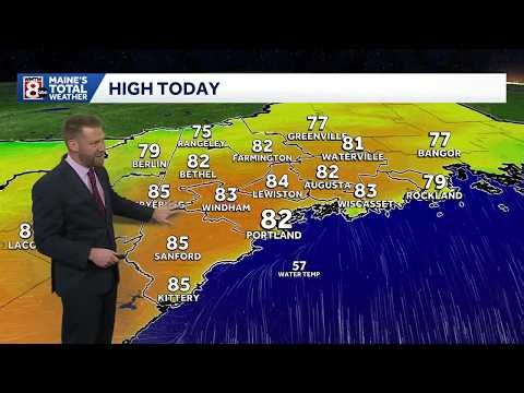 A few thunderstorms today