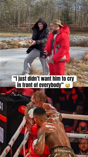 Jake Paul after getting KO’d by Anthony Joshua 😂