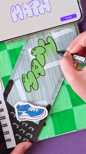 Creative Front Page STEAL AN EGG 👟🥚 | MATH #diy #frontpage