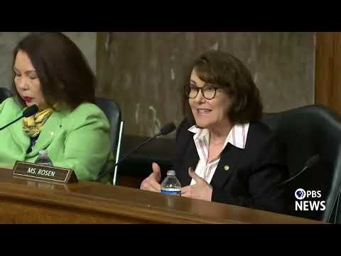 WATCH: Sen. Rosen questions Hegseth and Caine on Iran war, defense spending