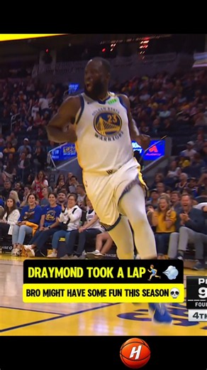 Draymond RAN A LAP of the arena😭