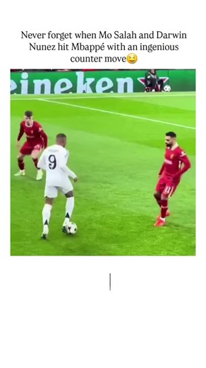 Decode Ball ⚽ on Instagram: "This post from Liverpool fan account @Connor_LFC8 spotlights a 19-second clip from Liverpool's January 31, 2026, Champions League win over Real Madrid, capturing Alexis Mac Allister's tackle on Kylian Mbappé that sparks a rapid counter-attack. Mohamed Salah threads a precise pass to Darwin Núñez, who outpaces the defense for a composed finish, demonstrating Liverpool's lethal transition under Arne Slot and neutralizing Real Madrid's high line. Replies blend admiratio