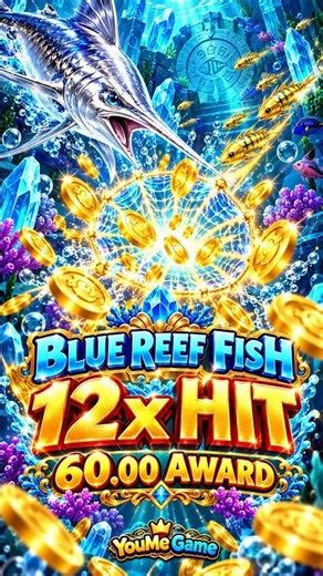Blue Reef Fish 12x Hit | JILI source code + custom game development