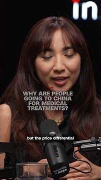 Why are people going to China for medical treatments?