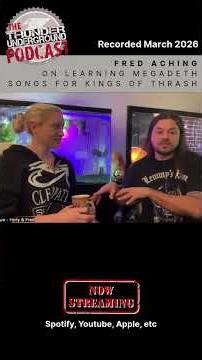 Fred Aching of Kings of Thrash talks about the difficulty of Gar Samuelson's drumming, and performin