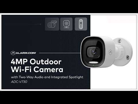 Introducing Alarm.com's Next-Gen Outdoor Security Camera with Spotlight (ADC-V730)