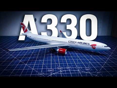 Airbus A330 FULL Model Build - Czech Airlines - 1/144 - Zvezda - Aircraft Model