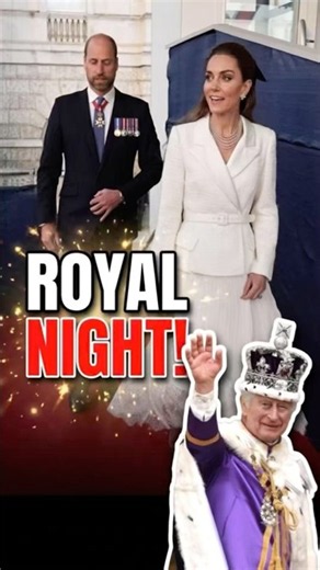 👑 Princess Catherine's Pure White Elegance at the Coronation Concert!🤍 #チャールズ国王 #shorts