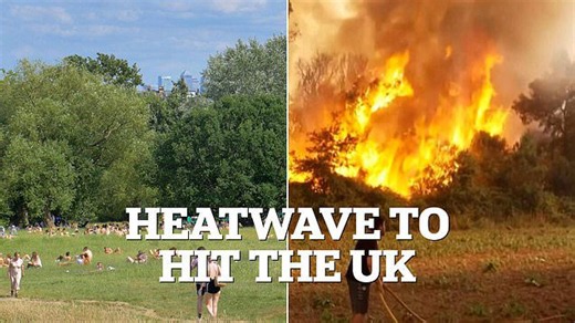 Wildfires rip through Europe as another heatwave looms for the UK