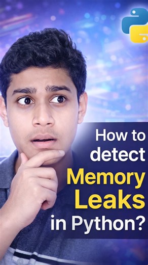How to detect Memory Leaks in Python | Highly asked Interview Question.