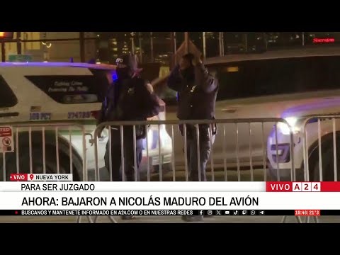 🔴 EN VIVO DESDE EE.UU.: TRASLADAN A NICOLÁS MADURO EN NUEVA YORK Y SERÁ JUZGADO POR NARCOTRÁFICO