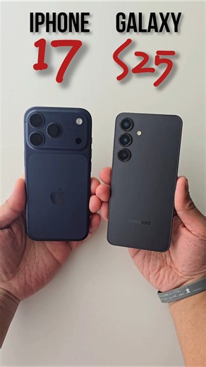 Galaxy S25 vs iPhone 17 📷