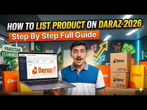 how to list product on Daraz in 2026