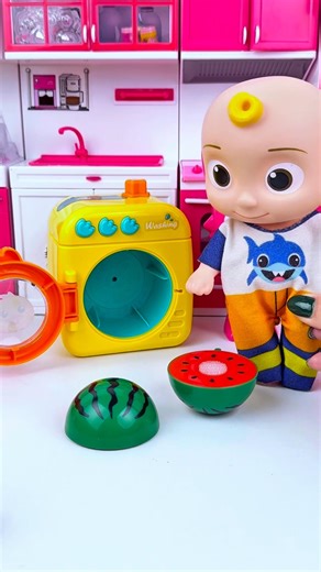 ASMR Toy Unboxing Cocomelon & Pinkfong Washing Machine Set 🧺| Satisfying Toy Play with Subi Toys
