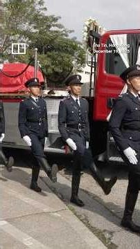Hong Kong firefighters pay tribute to fallen colleague