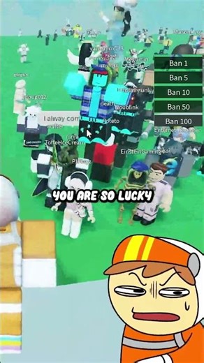 Roblox but I BAN Someone Every Second! 🤓 #roblox #robloxfunny #robloxshorts #robloxmemes