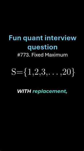 Quant Interview Question #quant