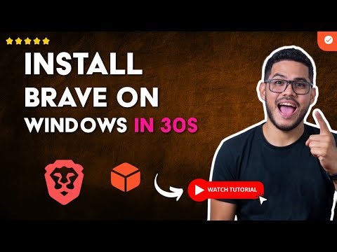 How to INSTALL BRAVE BROWSER on WINDOWS 11 in 30 S