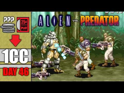 *Current PB* Can I Beat ALIEN vs PREDATOR on 1 Quarter?! A 1CC Journey (Day 46)