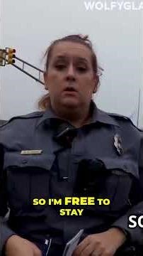 'You're NOT Ok To Be Filming!!' Cop Talks Nonsence #shorts #usa