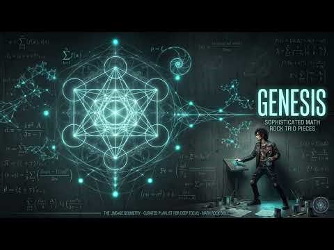 1 HOUR MATH ROCK MIX for Deep Focus & Coding 📐 The Genesis Grid (Instrumental)