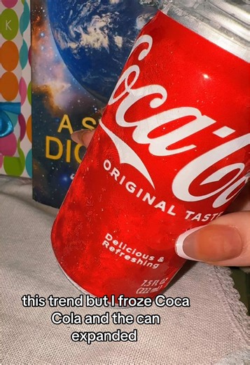 Frozen Coca-Cola Experiment: Expanding Cans