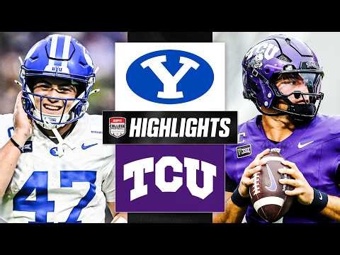 BYU Cougars vs. TCU Horned Frogs | Full Game Highlights | ESPN College Football